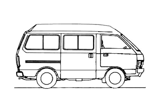 Nissan best sale vanette c22